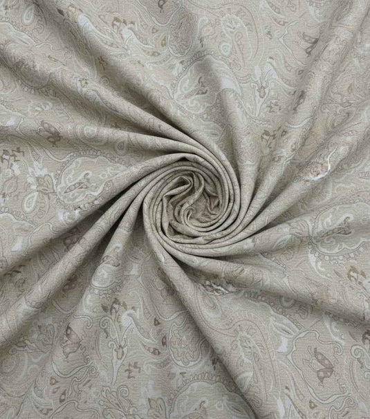 Persian Paisley Chenille Jacquard Fabric