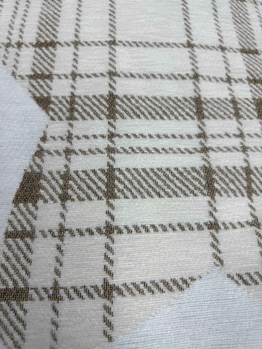 Fresh Plaid Butterfly Chenille Sofa Throw