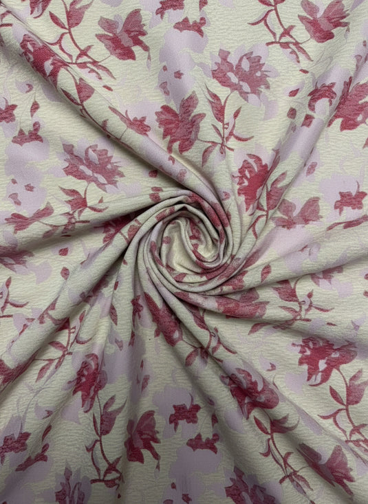 Vintage Floral Chenille Jacquard Fabric