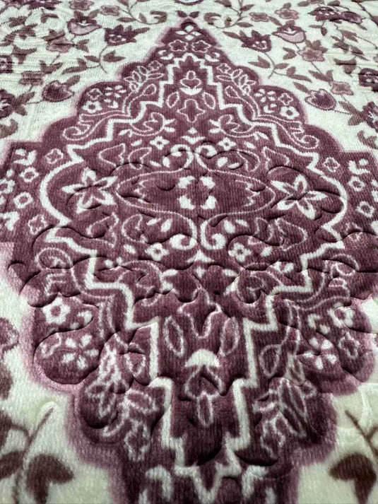 Red - White Floral Prayer Rug - Fucolina
