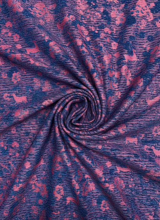 Spirit Deer Blessing Chenille Jacquard Fabric