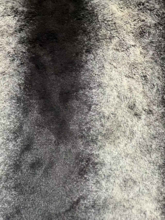 Luxury Throw Pillow with Advanced Gray - Tone Rabbit Fur Imitation - Fucolina
