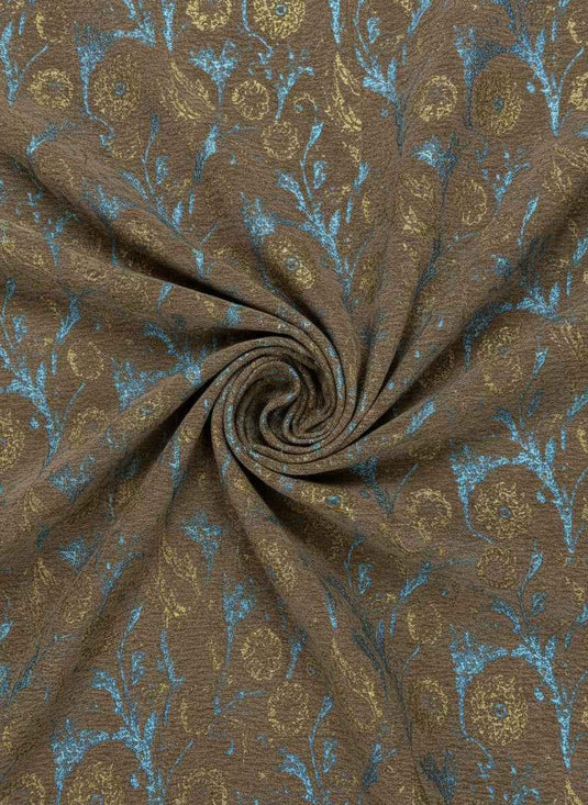 European Retro Paisley Pattern Chenille Jacquard Fabric
