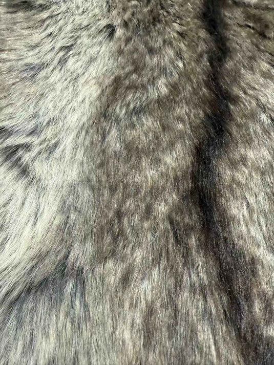 Luxury Throw Pillow with Natural Texture Gradient Rabbit Fur Imitation - Fucolina
