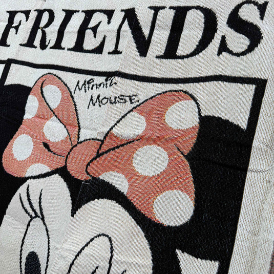 "Good Friends" Disney Woven Tapestry | Mickey, Minnie, - Fucolina