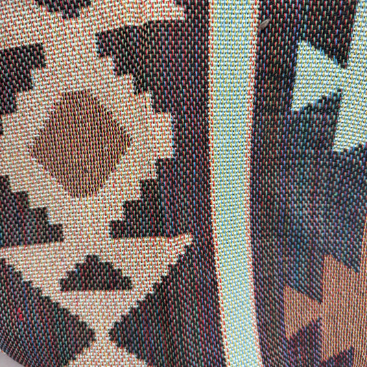 Southwestern Aztec Geometric Woven Blanket | Tribal Boho Tapestry Wall Hanging - Fucolina