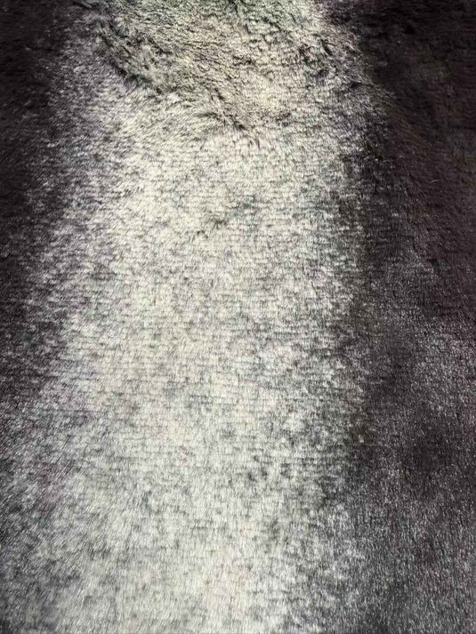 Luxury Throw Pillow with Advanced Gray - Tone Rabbit Fur Imitation - Fucolina