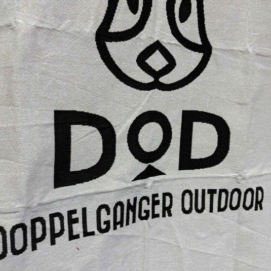 DOD (Doppelganger Outdoor) Logo Woven Blanket | Camping & Outdoor Brand Tapestry - Fucolina