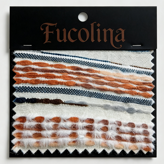 Handmade-Look Cushion Cover with Chenille & Cotton Blend - Fucolina