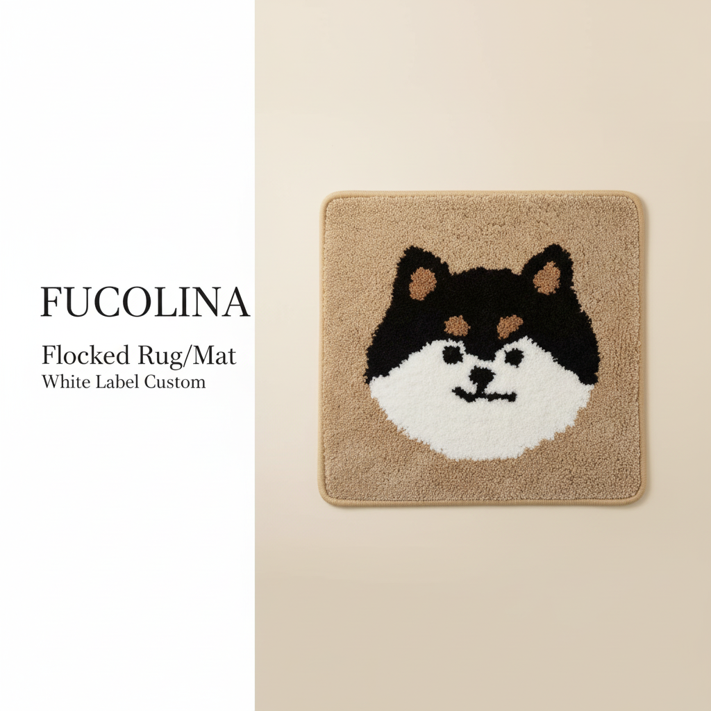 Animal Pet Portrait Flocked Rugs Wholesale OEM ODM Low MOQ - Fucolina B2B Sourcing Guide 2026