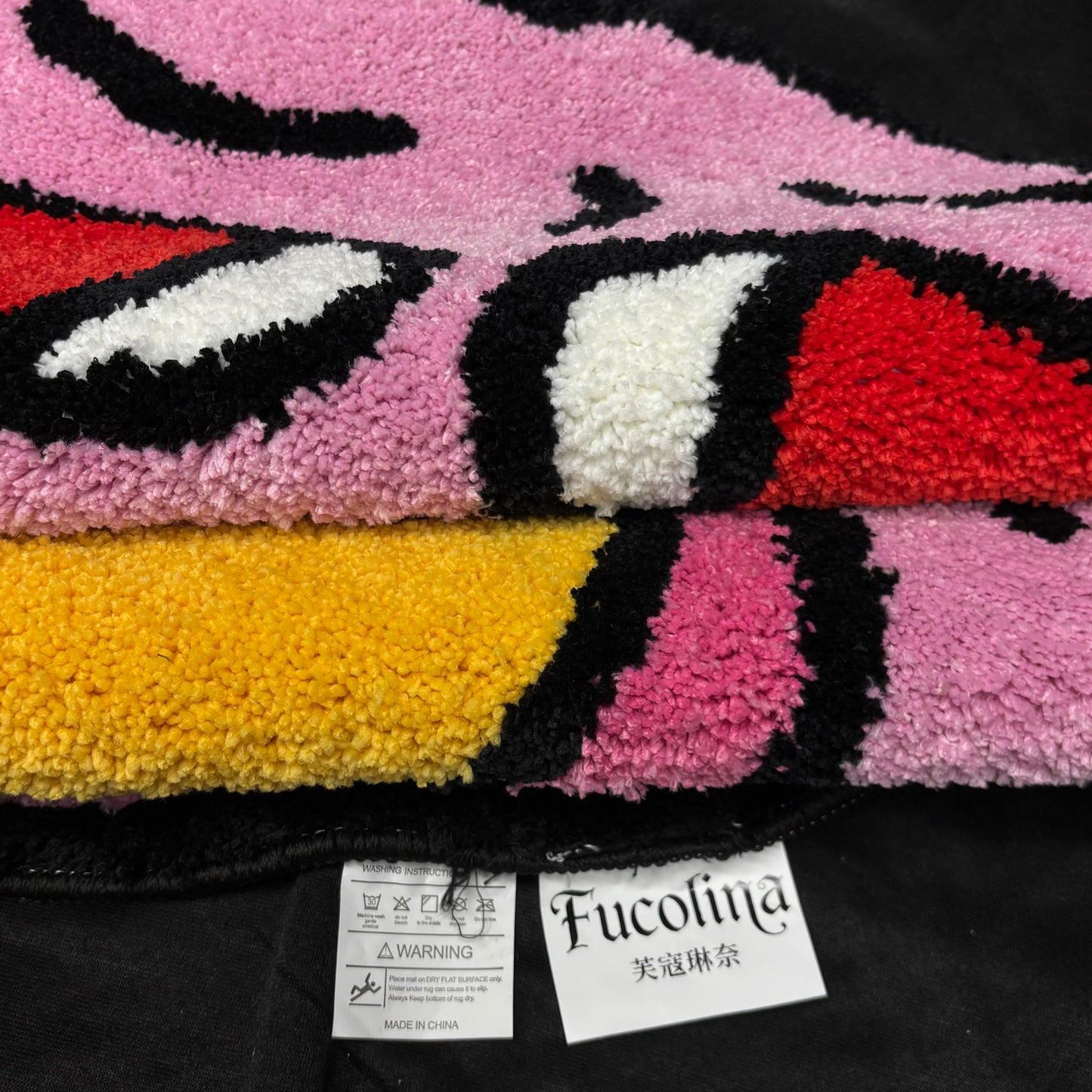 "Cherry Bomb" Face Tufted Rug | Tyler, the Creator Inspired Floor Mat Decor - Fucolina
