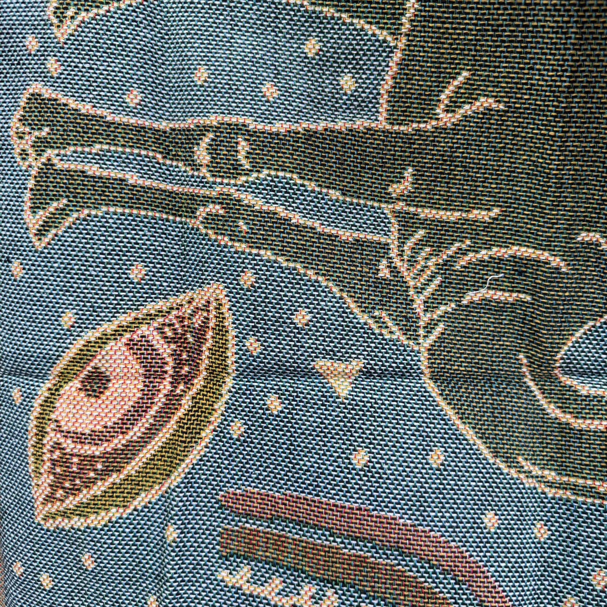 "Desert Caravan" Camel & Cactus Woven Tapestry | Eclectic Boho Wall Art - Fucolina