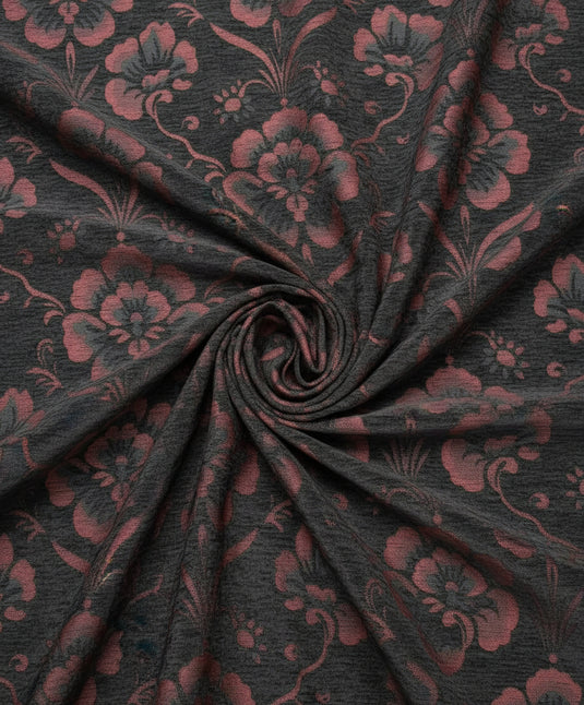 European palace large flower jacquard fabric