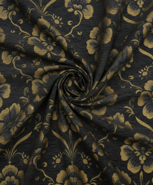 European palace large flower jacquard fabric