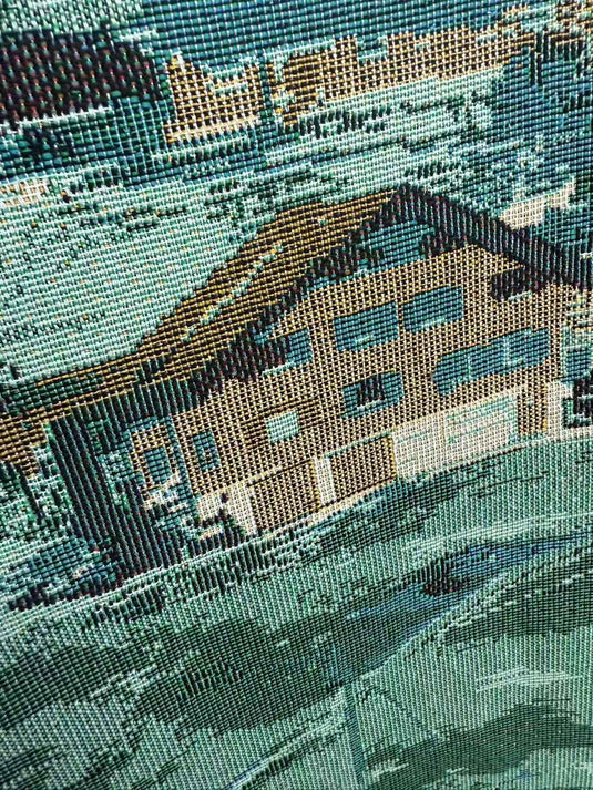 Healing Jungle Town Jacquard Tapestry