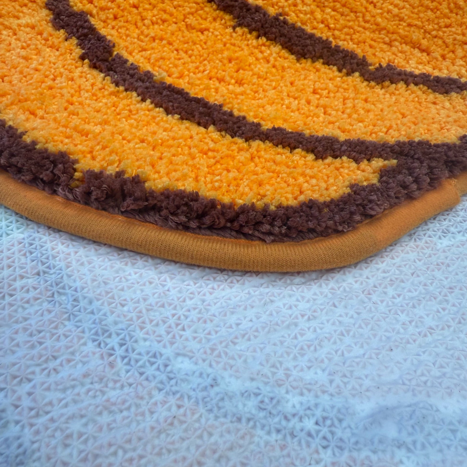 Autumn Pumpkins Tufted Rug | Fall & Halloween Accent Floor Mat - Fucolina