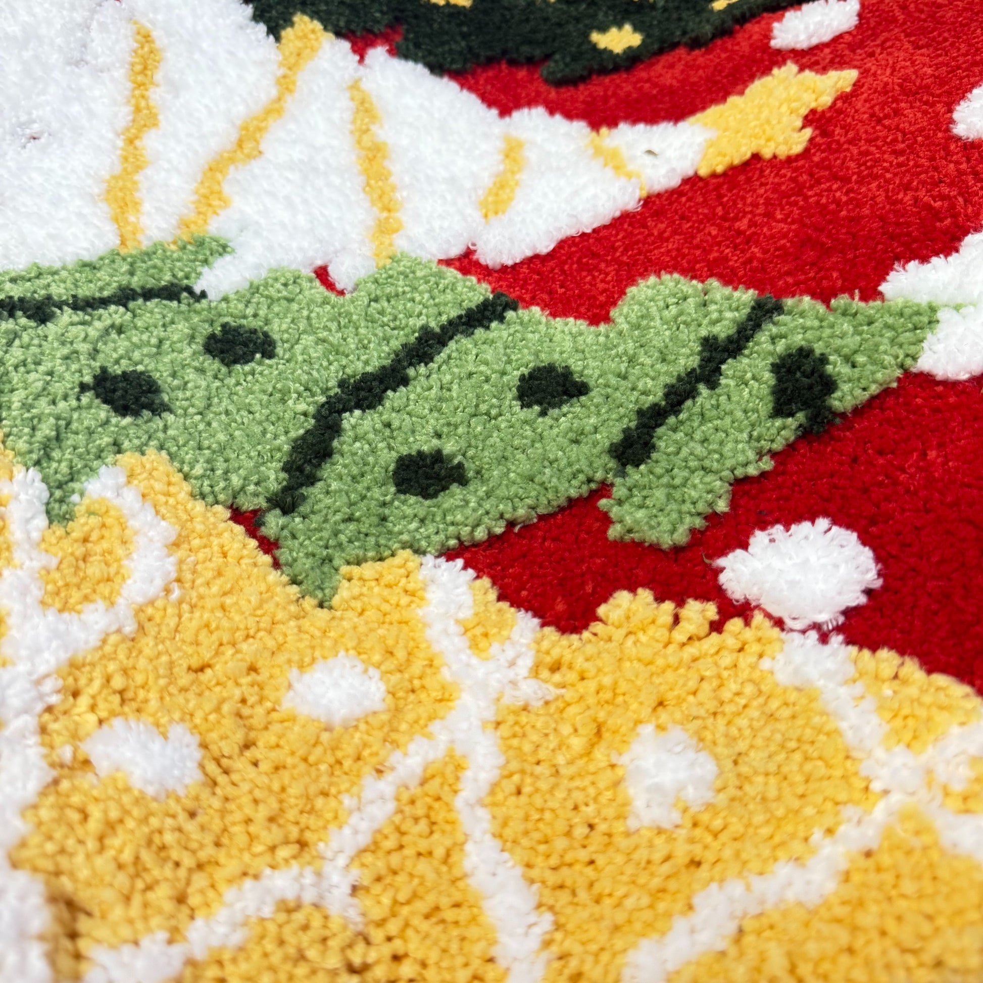 Christmas Trees Tufted Rug | Festive Holiday Forest Accent Floor Mat - Fucolina