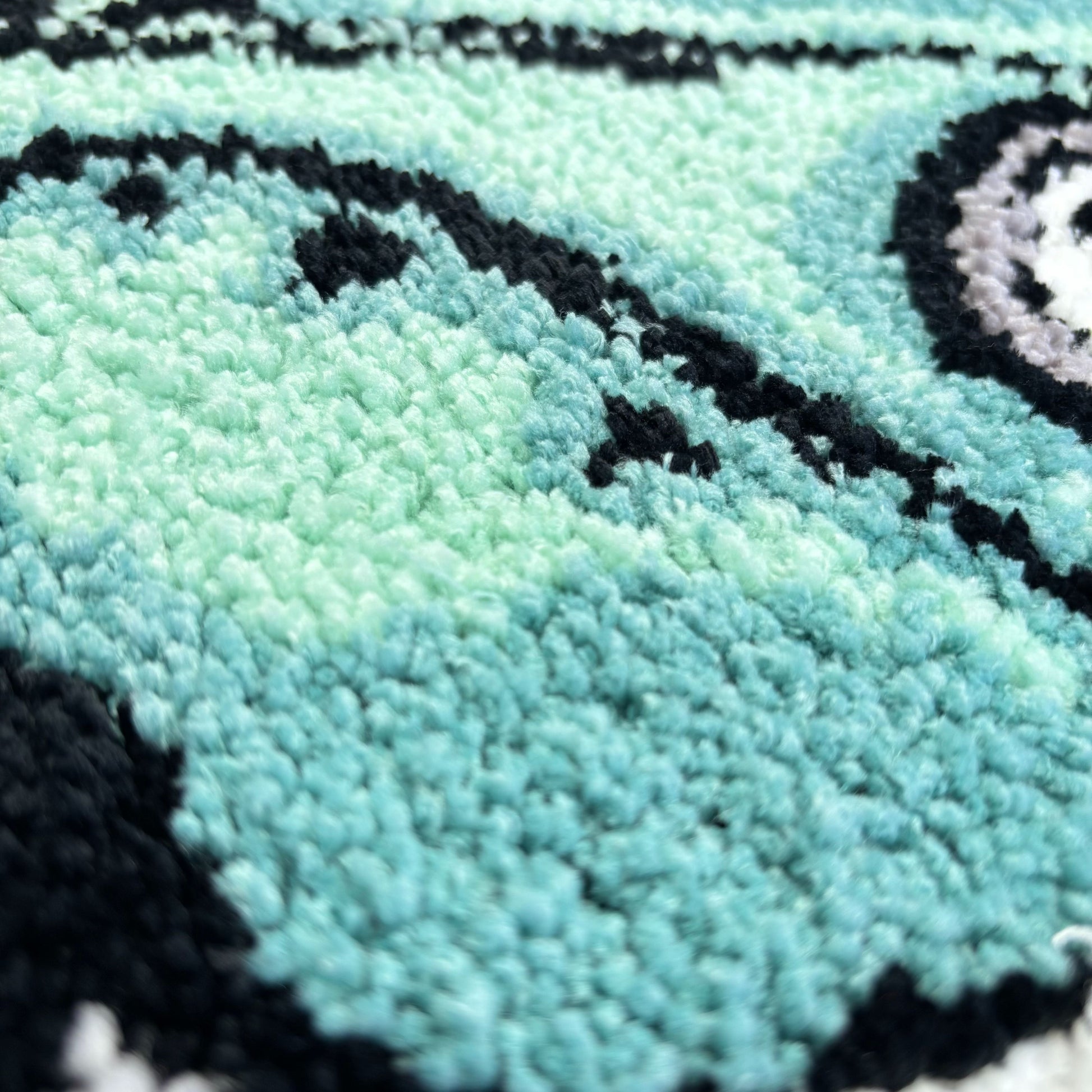 JDM Sports Car Tufted Rug | Automotive Fan Art Floor Mat for Garage & Bedroom - Fucolina