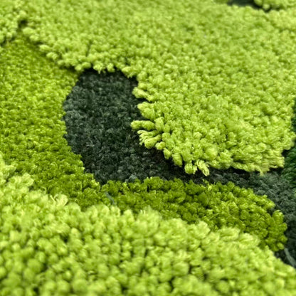 3D Moss Tufted Rug | Realistic Green Botanical Accent Floor Mat - Fucolina