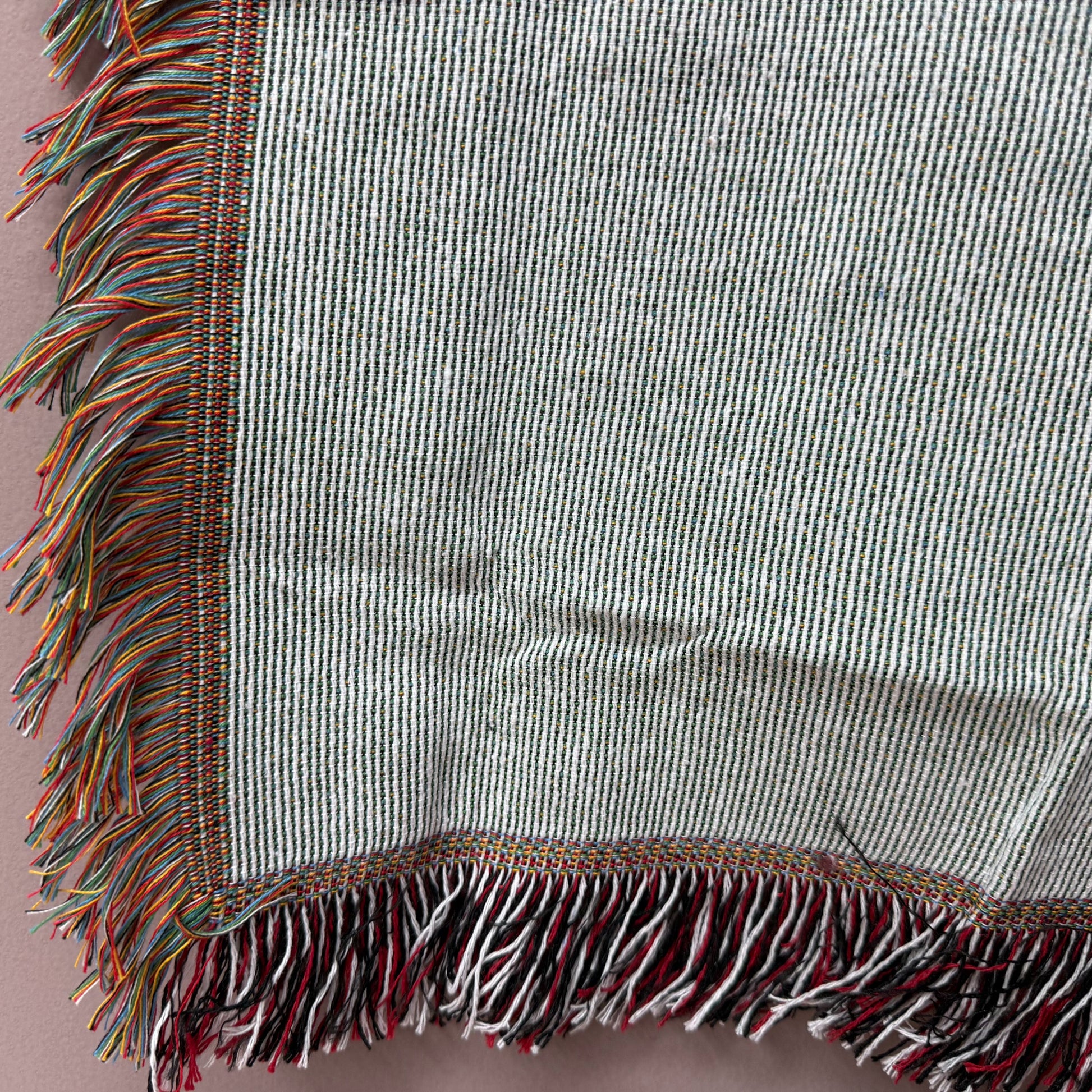 "Have a Nice Day" Woven Tapestry Blanket | Retro Off-Road Adventure Decor - Fucolina