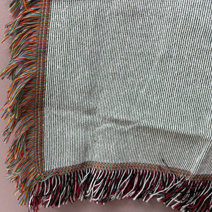 "Have a Nice Day" Woven Tapestry Blanket | Retro Off-Road Adventure Decor - Fucolina