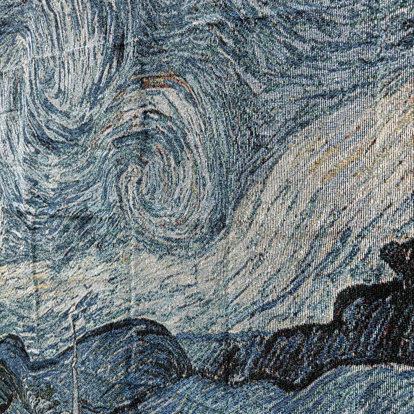 "The Starry Night" by Vincent van Gogh Woven Tapestry | Famous Art Blanket - Fucolina