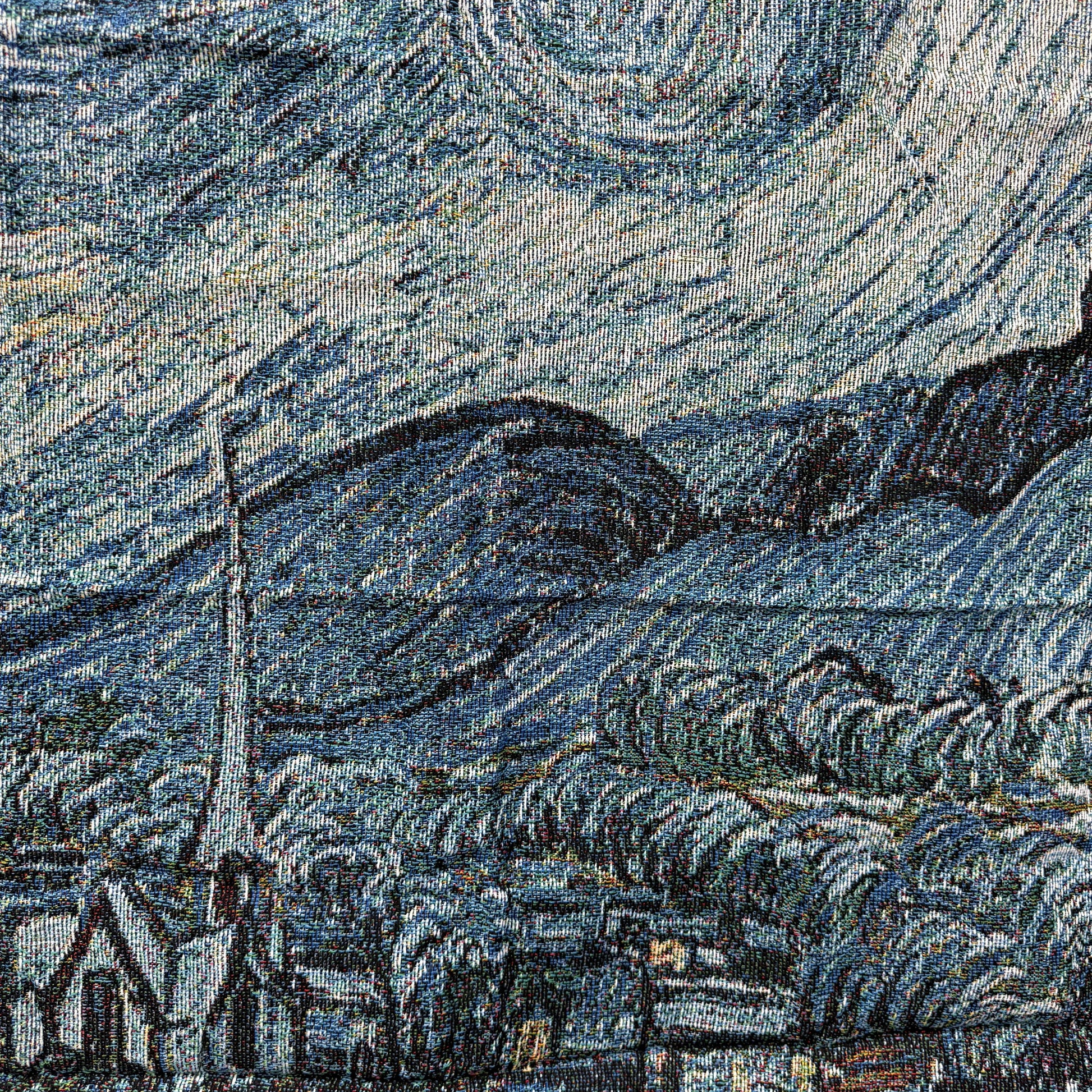 "The Starry Night" by Vincent van Gogh Woven Tapestry | Famous Art Blanket - Fucolina