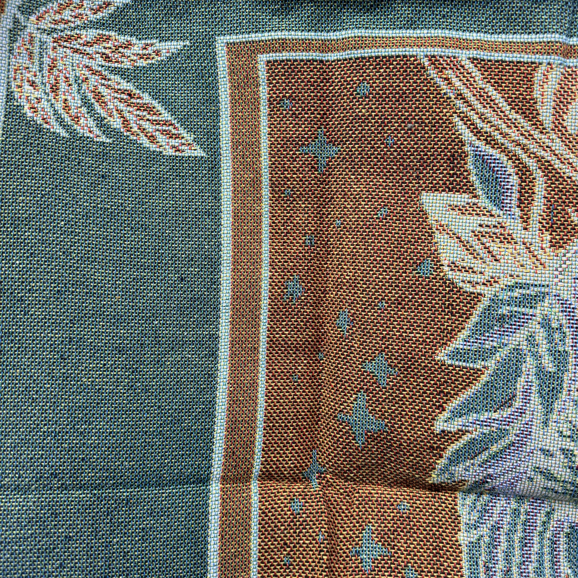 "The Sun" Tarot Card Woven Tapestry | Celestial Mystical Boho Wall Hanging - Fucolina