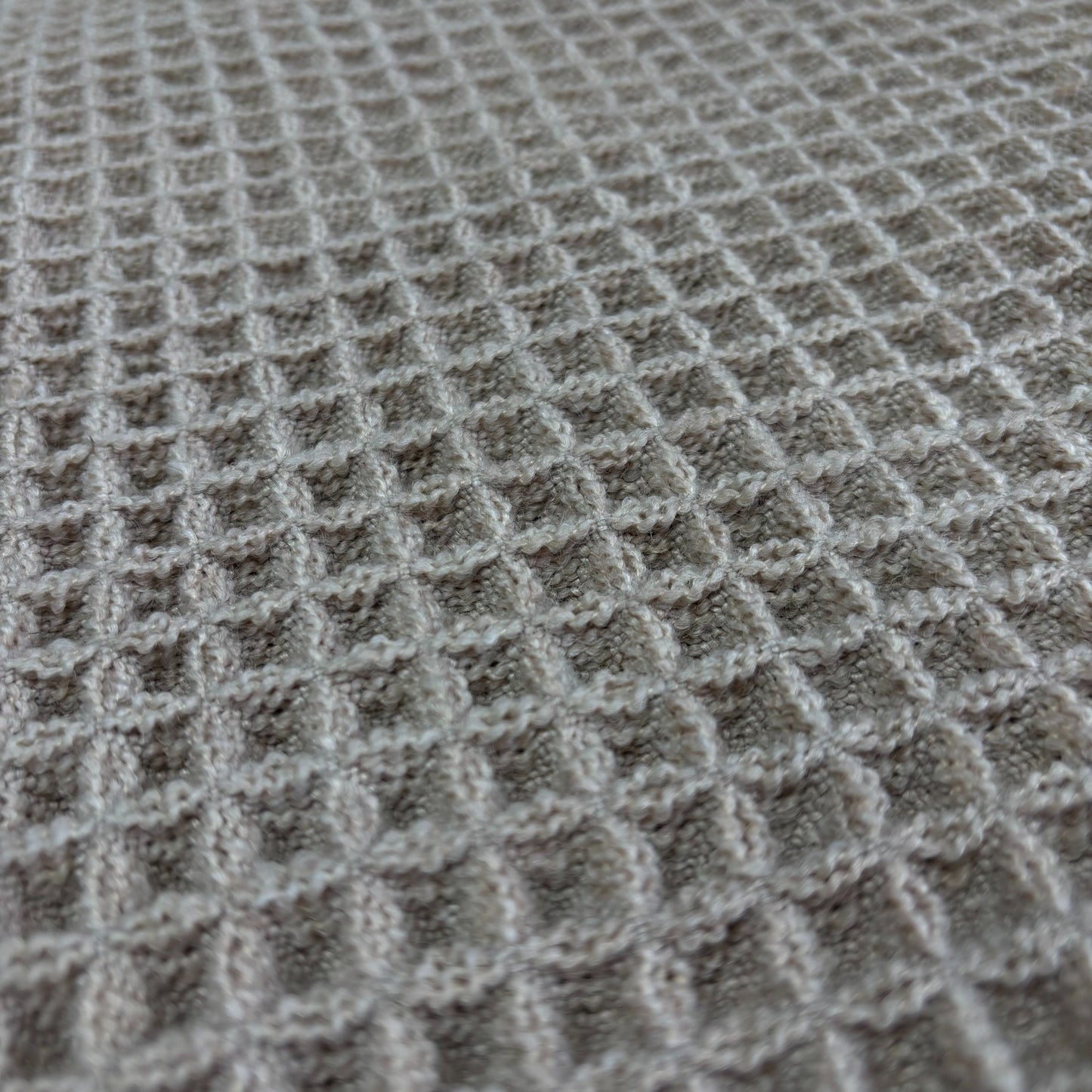 Natural Waffle Weave Accent Mat | Farmhouse Kitchen Placemat or Dish Towel - Fucolina