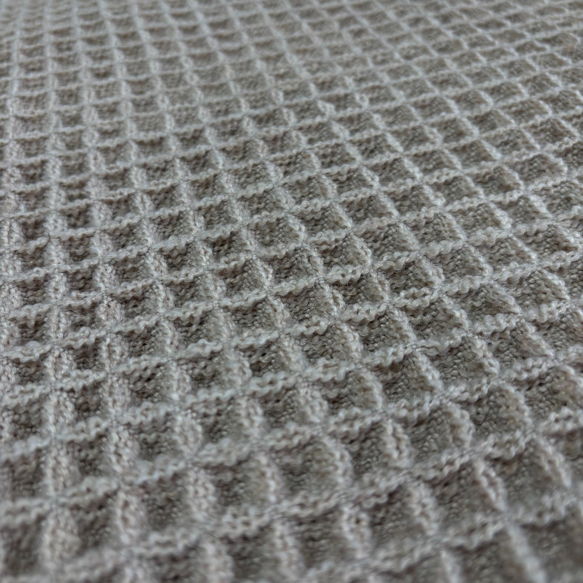 Natural Waffle Weave Accent Mat | Farmhouse Kitchen Placemat or Dish Towel - Fucolina