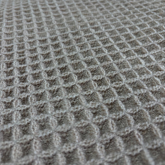 Natural Waffle Weave Accent Mat | Farmhouse Kitchen Placemat or Dish Towel - Fucolina