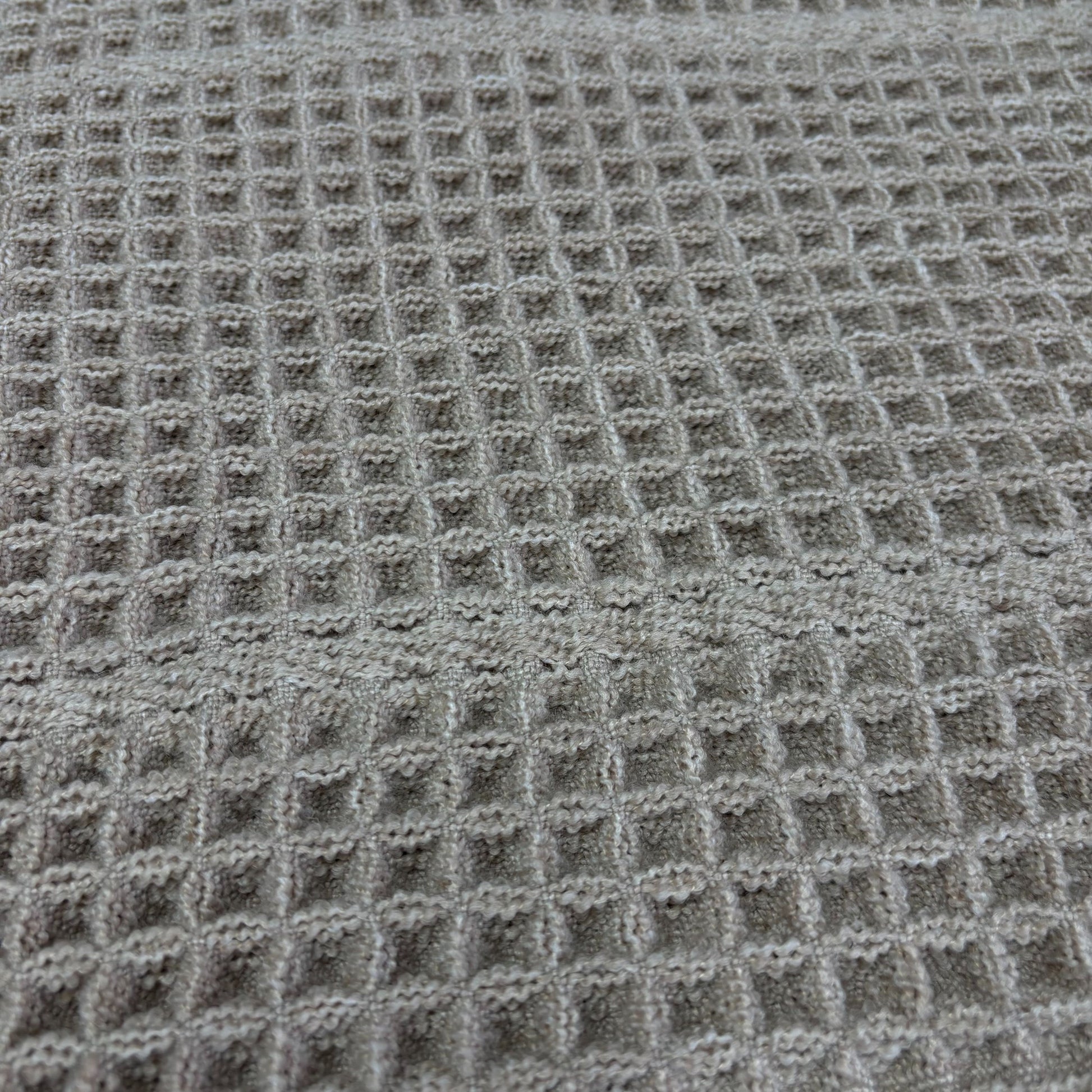 Natural Waffle Weave Placemat | Farmhouse Kitchen & Dining Accent Mat - Fucolina