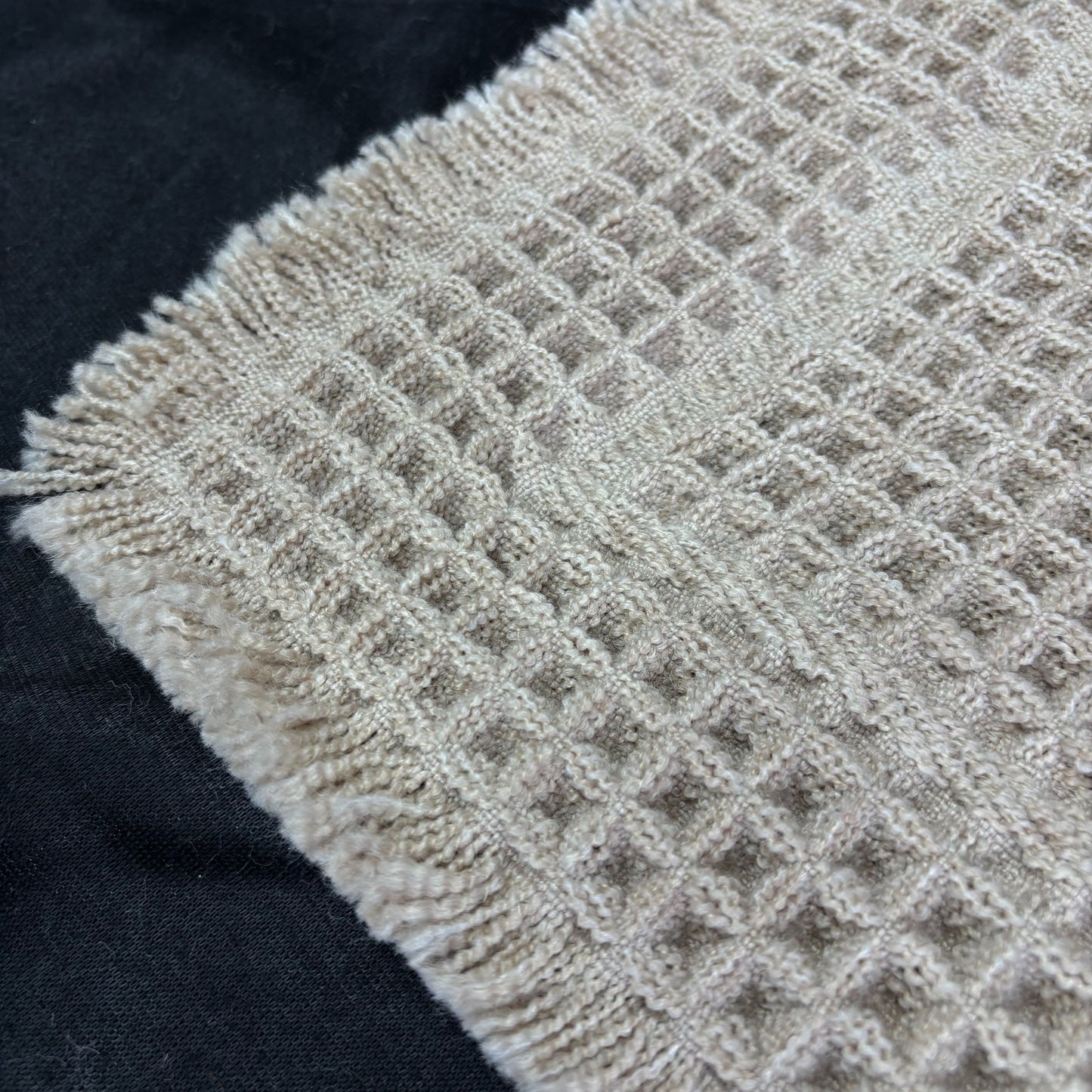 Natural Waffle Weave Placemat | Farmhouse Kitchen & Dining Accent Mat - Fucolina
