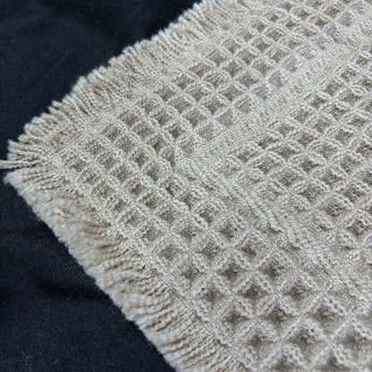 Natural Waffle Weave Placemat | Farmhouse Kitchen & Dining Accent Mat - Fucolina