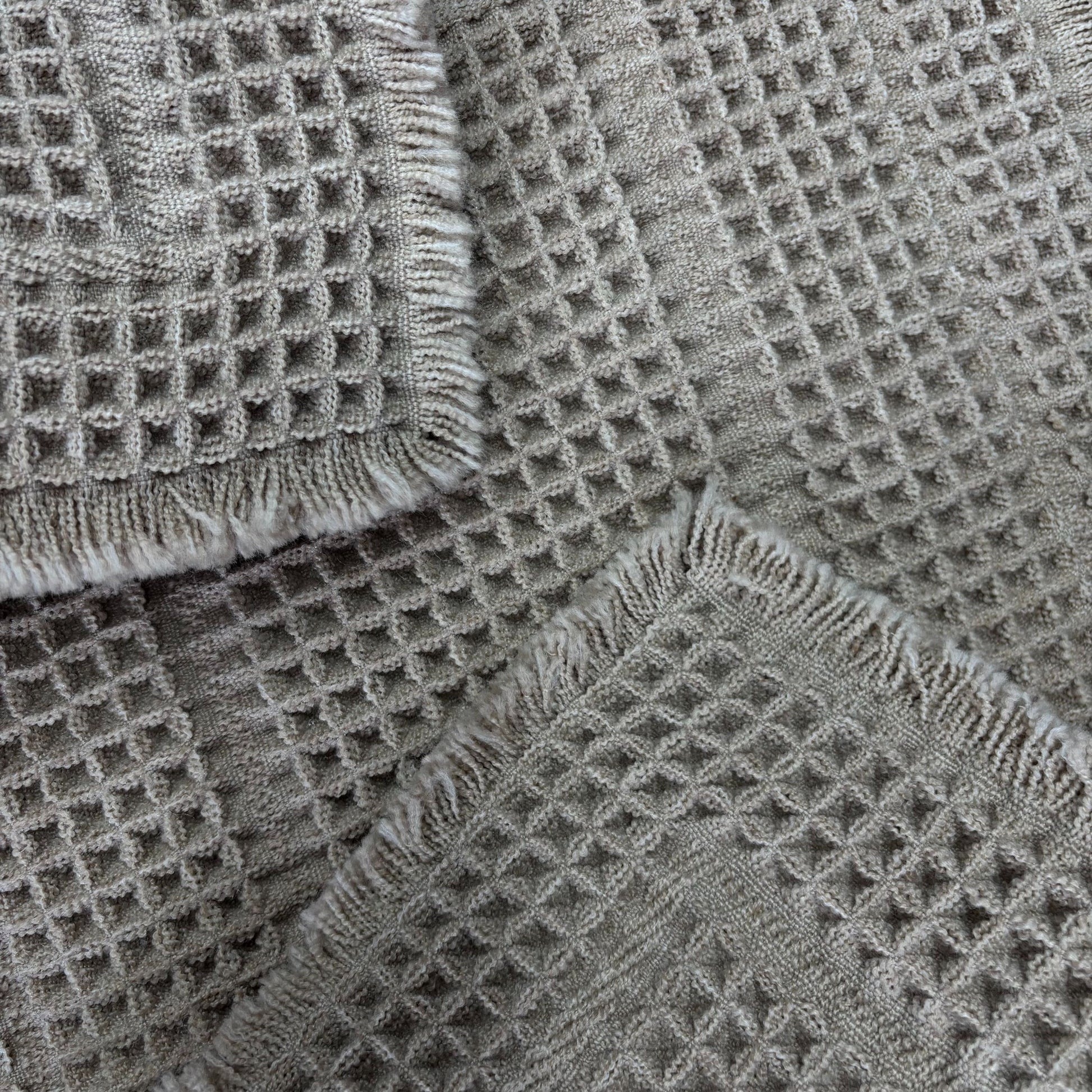 Natural Waffle Weave Placemat | Farmhouse Kitchen & Dining Accent Mat - Fucolina