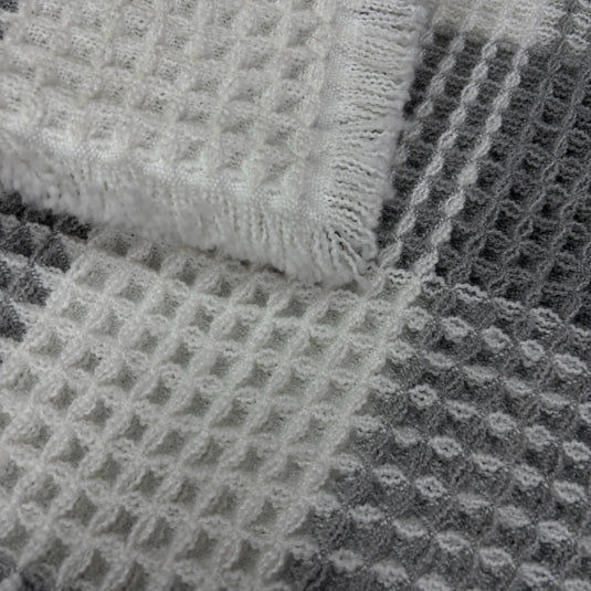 Natural Waffle Weave Rug | Kitchen and Dining Room Decorative Mat, Bedroom Floor Mat - Fucolina