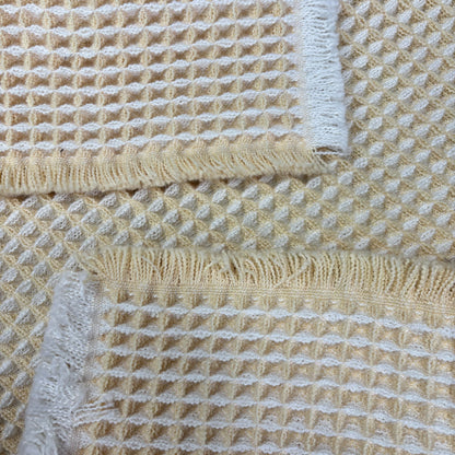 Two-Tone Waffle Weave Placemat | Minimalist Kitchen & Dining Mat - Fucolina