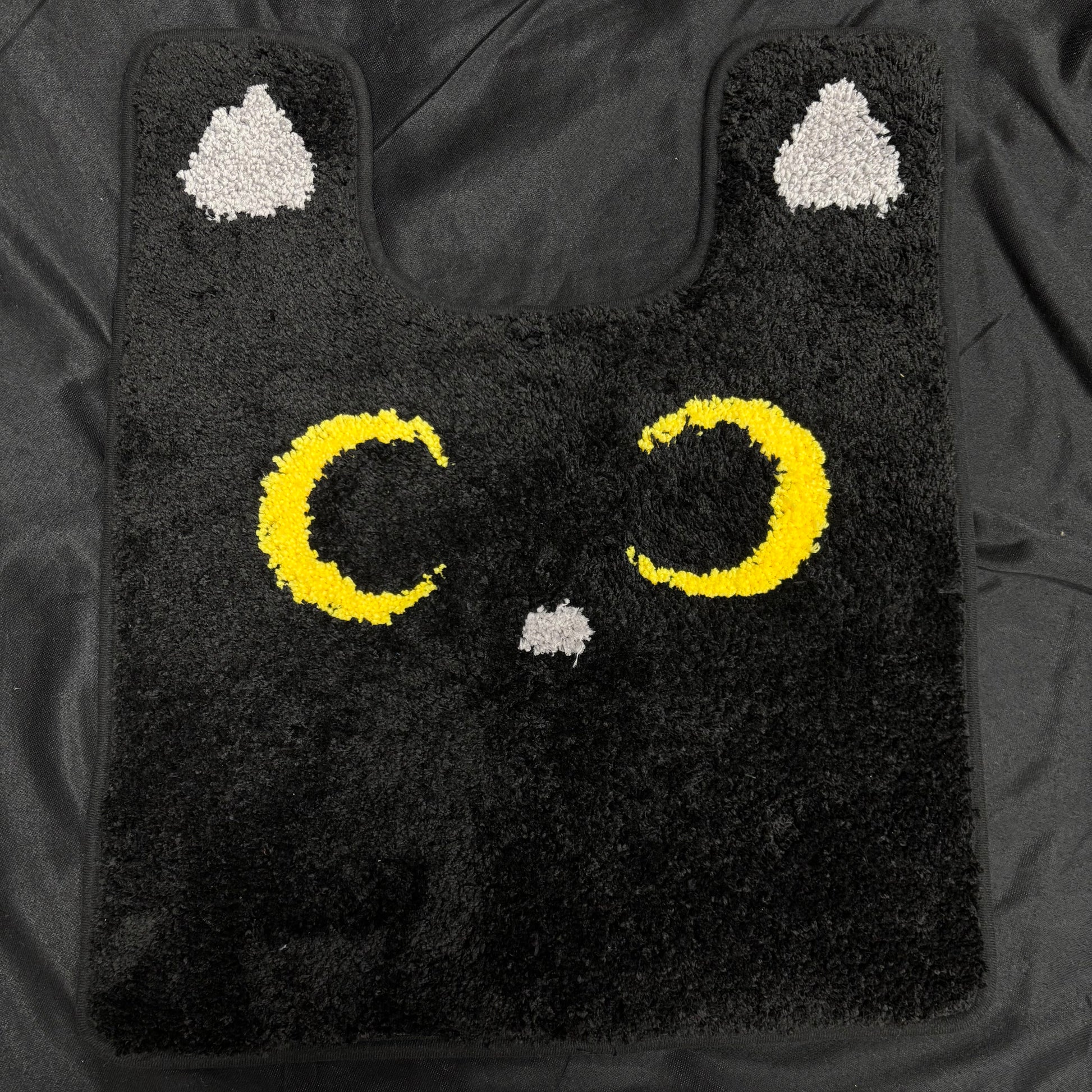 Luna Cat U-Shaped Toilet Rug | Sailor Moon Inspired Anime Bathroom Mat - Fucolina