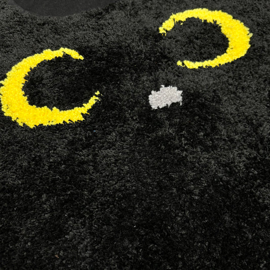 Luna Cat U-Shaped Toilet Rug | Sailor Moon Inspired Anime Bathroom Mat - Fucolina