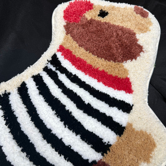 Cute Puppy Dog Tufted Rug | Kawaii Nursery & Kids Room Floor Mat - Fucolina