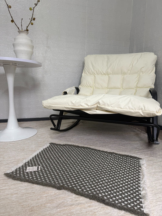 Waffle - Weave Carpet For Living Room - Fucolina
