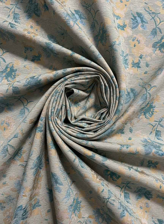 Vintage Floral Chenille Jacquard Fabric