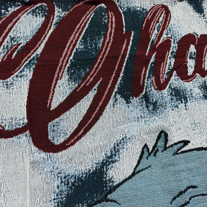 "Ohana Means Family" Stitch Woven Tapestry | Lilo & Stitch Character Blanket - Fucolina