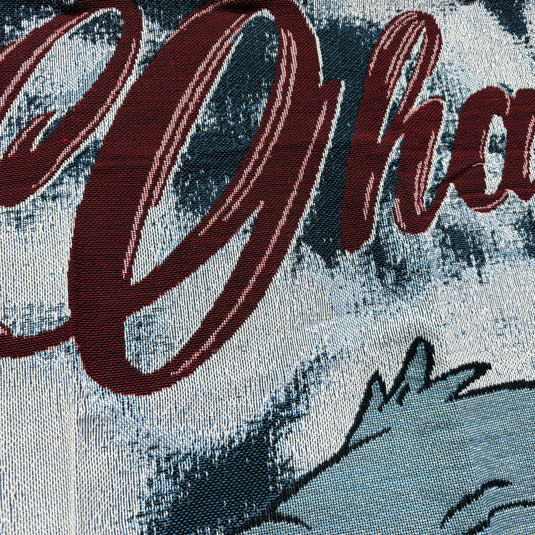"Ohana Means Family" Stitch Woven Tapestry | Lilo & Stitch Character Blanket - Fucolina