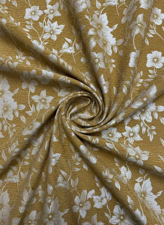 Elegant Vine Floral Chenille Jacquard Fabric