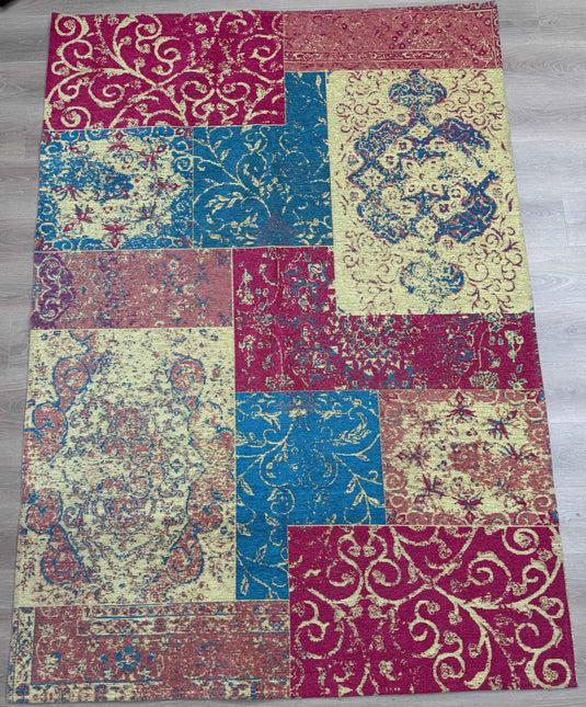 Color - Contrast Jacquard Art Carpet