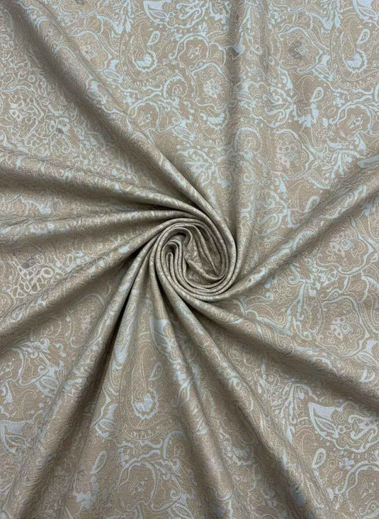 Persian Paisley Chenille Jacquard Fabric