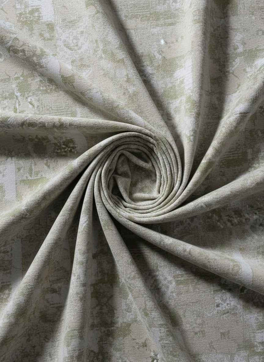 Retro Distressed Geometric Patchwork Chenille Jacquard Fabric