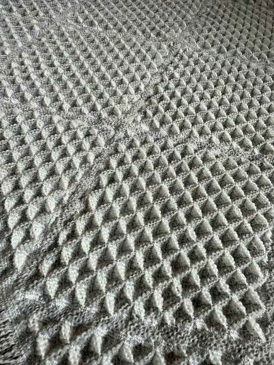 Modern Light Luxury Geometric Waffle Weave Floor Mat