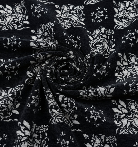 Vintage Pattern Jacquard Multi - Color Decorative Fabric